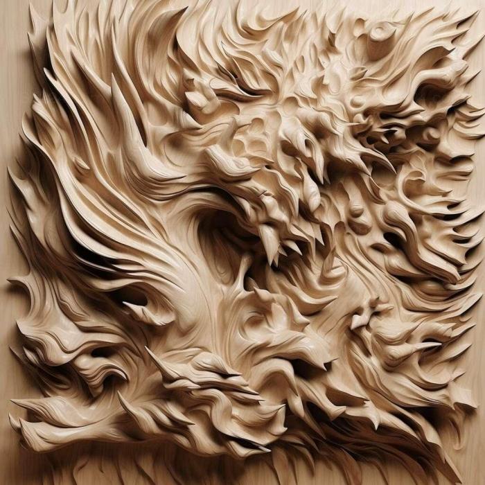 Patterns and decorations (st van herpen 4, PATTERN_2656) 3D models for cnc